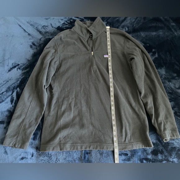 Patagonia black fleece pullover Size Large - Picture 6 of 10